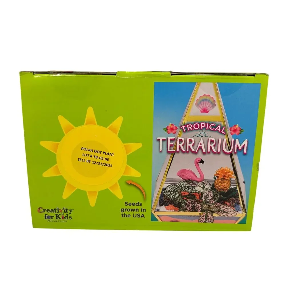 Creativity for Kids Faber-Castell Tropical Terrarium Kit Science Gardening NEW